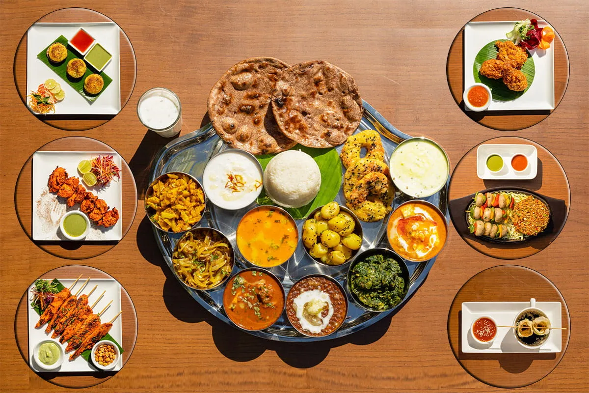 Indian Wedding Food Menu with Thali and Starters at Hotel Aketa Dehradun