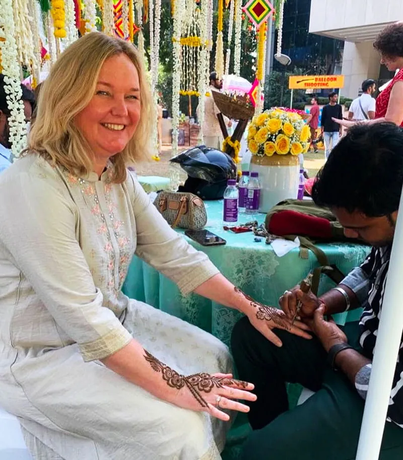 Mehndi Ceremony at Wedding Venue — Hotel Aketa Dehradun